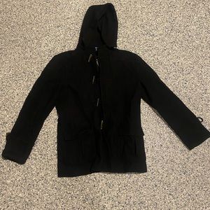 Men’s XL black pea coat